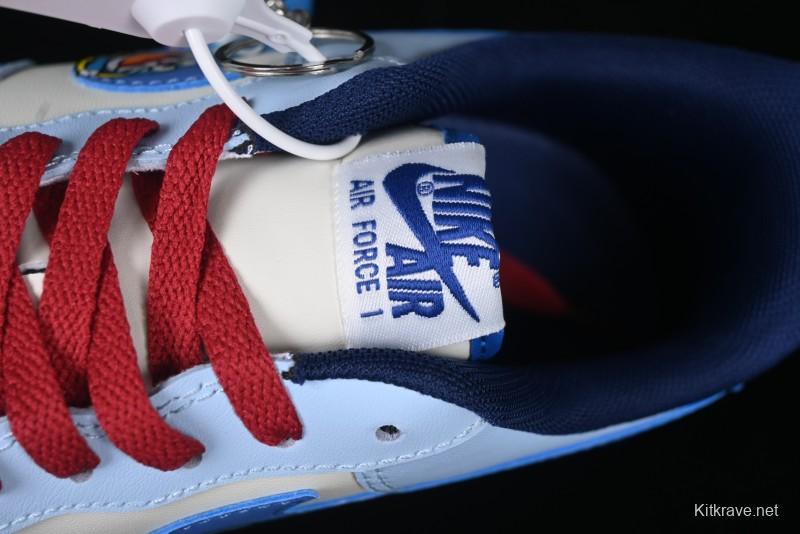 Nike Air Force 1 '07 Low Doraemon Bamboo Copter Casual Sneakers - XL2420-333