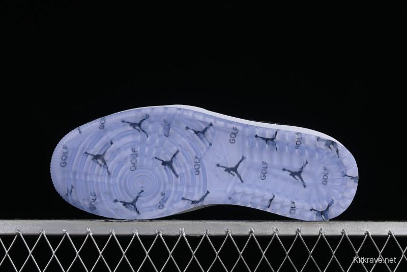 Nike Air Jordan 1 Low Golf AJ1 Retro Golf Shoes with Laser Patent Leather and Double Hook Design - FZ4159-100