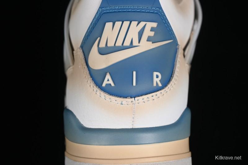 Nike Air Jordan 4 Retro Basketball Shoes Blastoise Collaboration - 308797-105