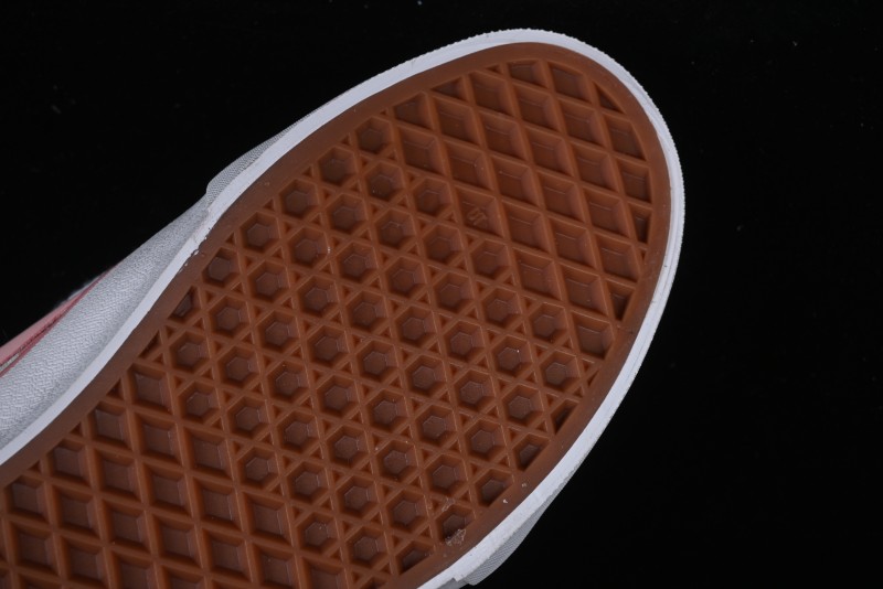 Vans Knu Skool Low Top Comfortable Slip Resistant Wear Resistant Casual Sneakers in Pink Checker - VN0009QCREV