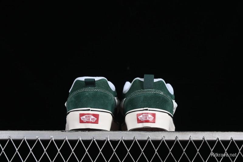 Vans Classics Knu Skool Green Platform Sneakers - VN0AUAK374