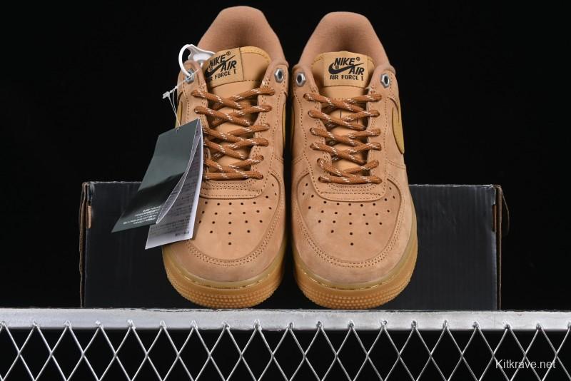 Nike Air Force 1 '07 WB Low-Top Sneakers with Full-Length Hexagonal Air Cushion - CJ9179-200