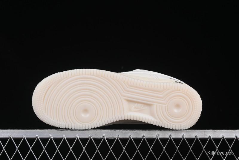 Nike Air Force 1 '07 Low Burberry Collaboration Off-White Crystal Low-Top Casual Sneakers - BB8588-226