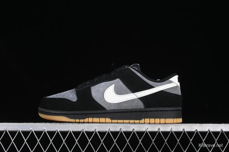 Nike Dunk Low Casual Sneakers in Black-Grey Colorway - HQ1931-001