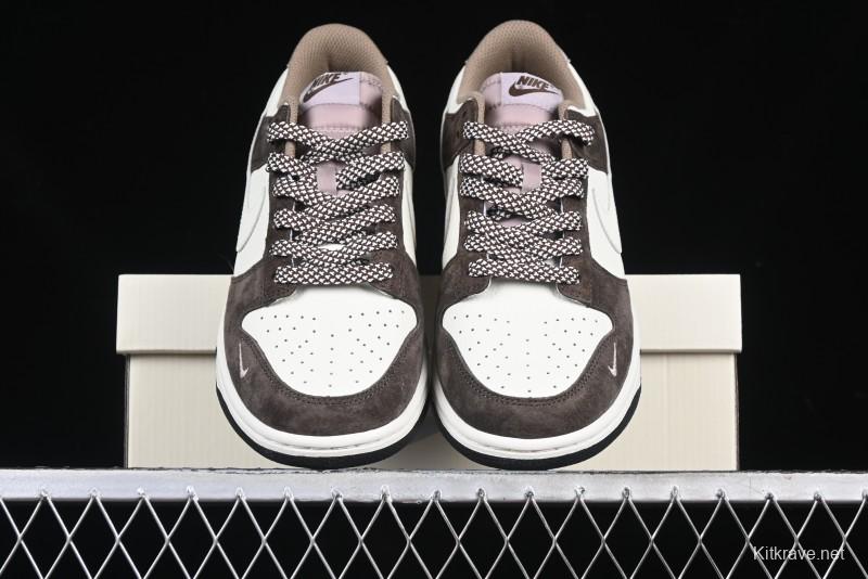 Nike SB Dunk Low The North Face Collaboration Black Brown Anniversary High-End Custom Low-Top Casual Skate Shoes - DJ2024-058