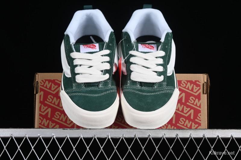 Vans Classics Knu Skool Green Platform Sneakers - VN0AUAK374