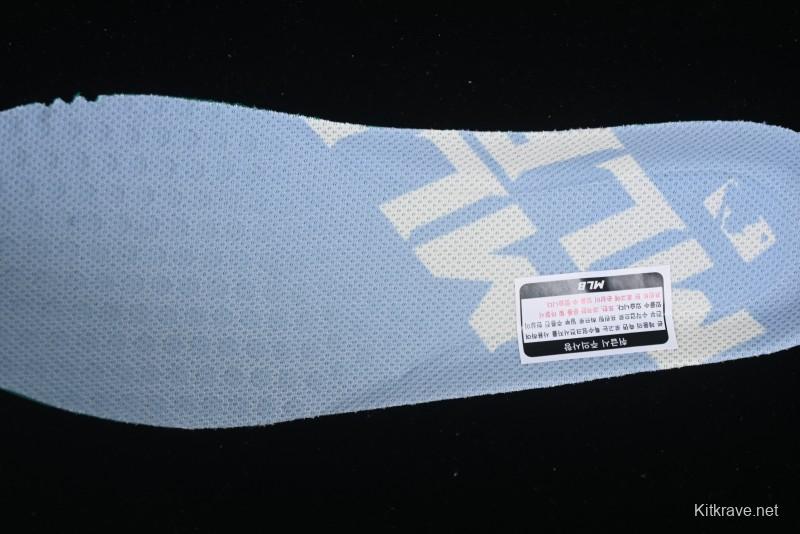 New York Yankees Chunky Liner Mid Denim Monogram Sandals with Thick Sole - 3ASXS015N50BLS