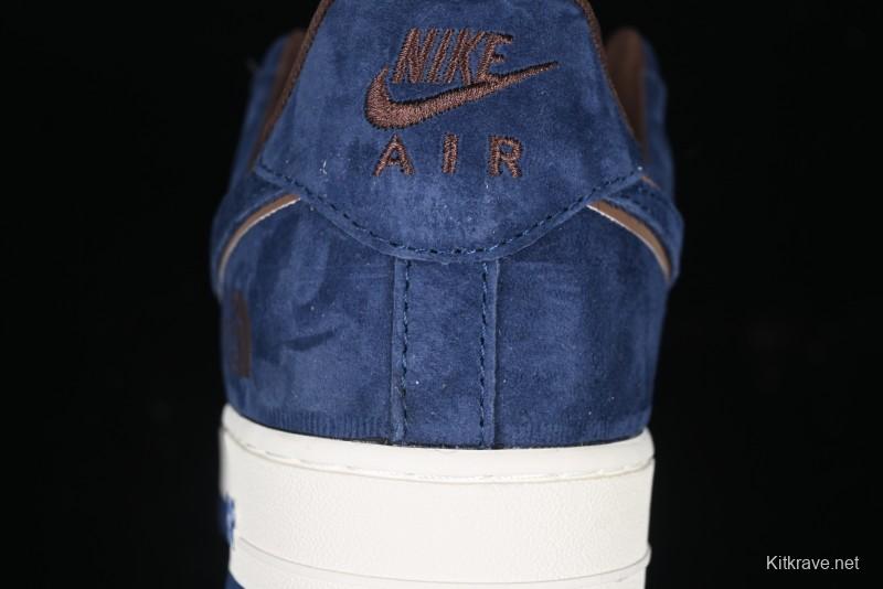 Nike Air Force 1'07 Low The North Face Collaboration - Steel Blue Low-Top Casual Sneakers - KK1988-032