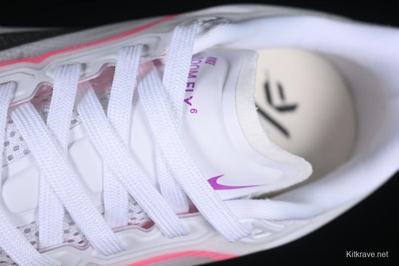 Nike Zoom Fly 6 Running Shoes with Flyknit and React Technology for Lightweight Cushioning - FN8455-101
