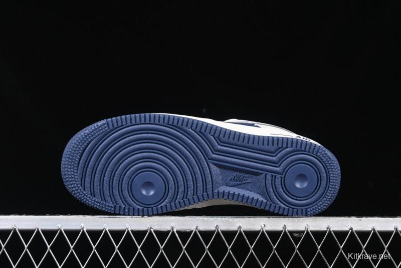 Nike Air Force 1 '07 Low The North Face Collaboration Off-White Blue Diamond Casual Sneakers - DM6688-001