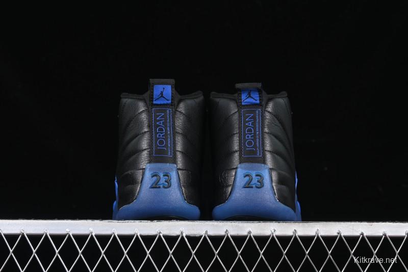 Nike Air Jordan 12 Retro Basketball Shoes with Game Royal Colorway - 130690-014