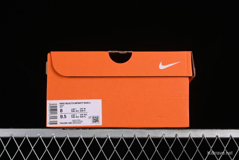 Nike ZoomX Infinity Run 4 Professional Cushioned Running Shoes with Knit Upper - FN4265-400