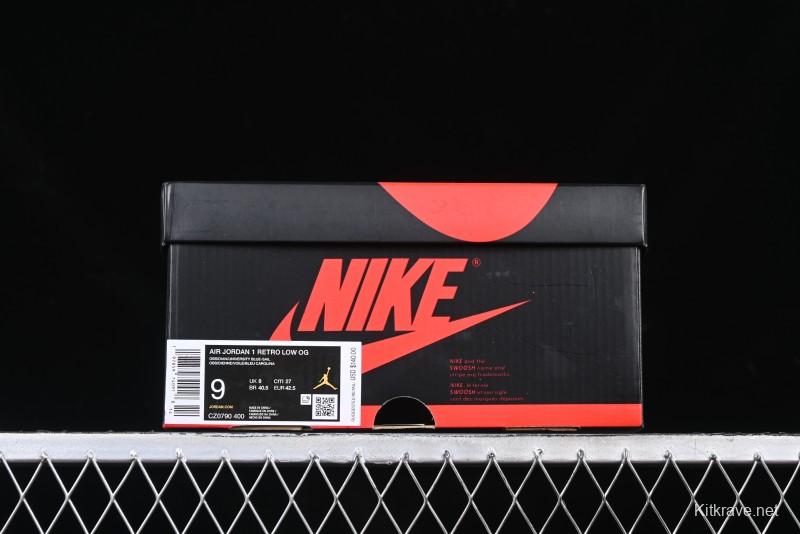 Nike Air Jordan 1 Low OG Obsidian AJ1 Low-top Lifestyle Basketball Shoes - CZ0790-400