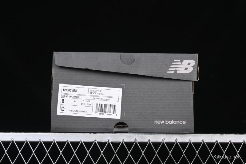 New Balance 9060 Retro Casual Running Shoes with ABZORB Cushioning - U9060VRB