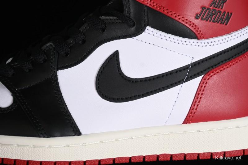 Nike Air Jordan 1 High OG "Black Toe Reimagined" Retro Basketball Shoes - DZ5485-106