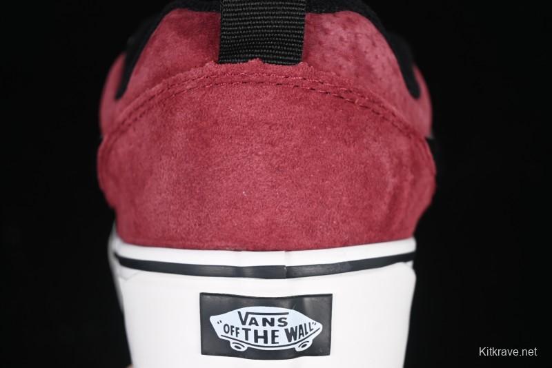 Vans Knu Skool DR Wine Red New Series Chunky Sneakers - VN000CZUVE8