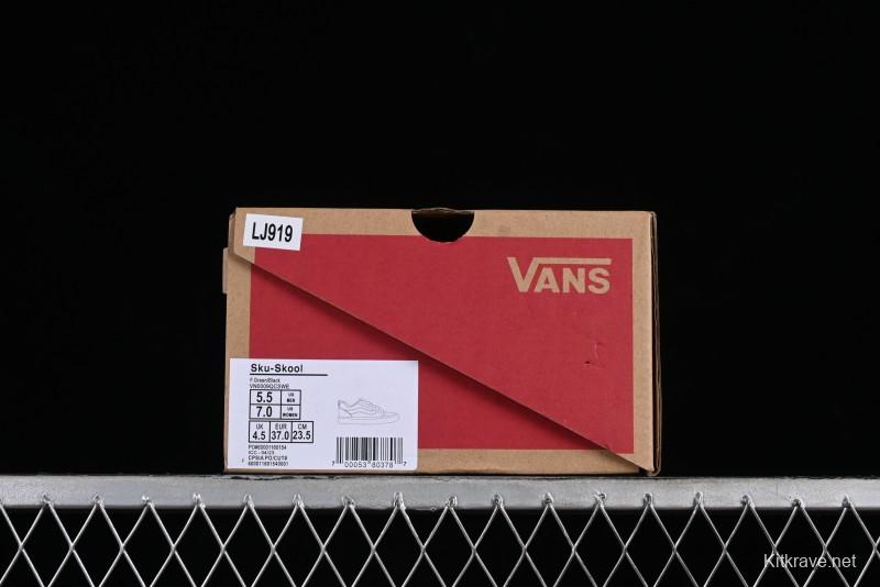 Vans Classics Knu Skool Retro Sneakers with Thickened Tongue and Enlarged Toe - VN0009QCSWE