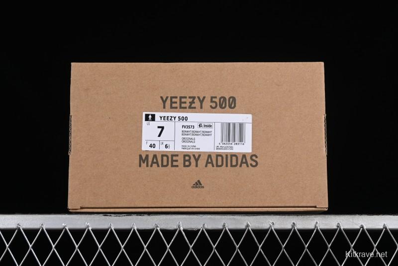 Adidas Yeezy 500 Bone White Casual Running Shoes - FV3573