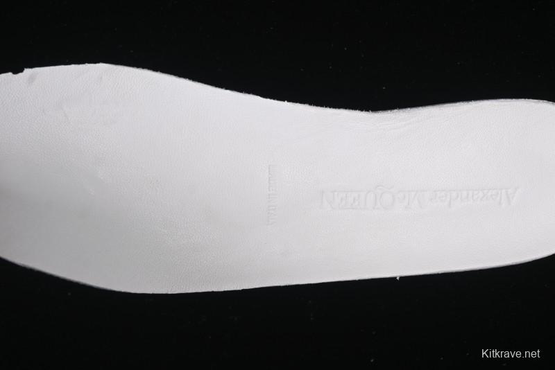 Alexander McQueen Oversized Sneakers with Black Suede Heel Detail - D.E5