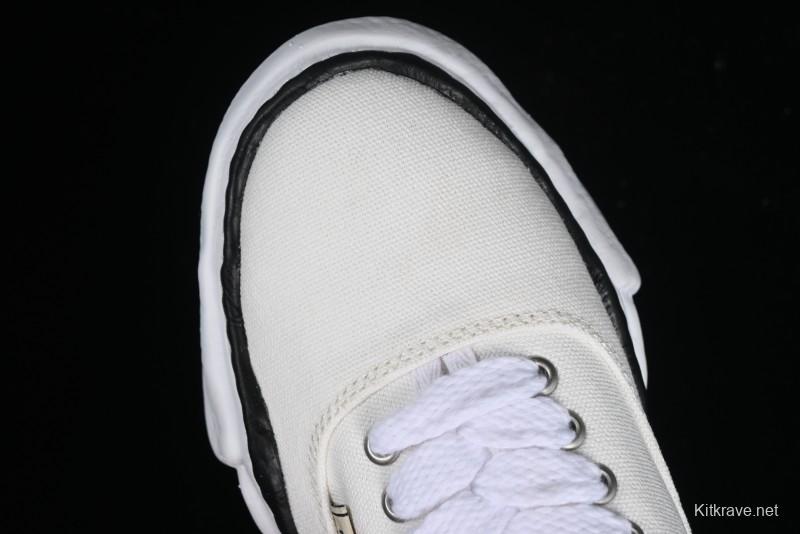 Wayne Original Sole Leather Low Sneaker with Melted Ice Cream Outsole - W.E5