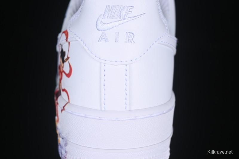 Nike Air Force 1 '07 Low Casual Sneakers with Built-in Full-Length Air Cushion - DD8959-100