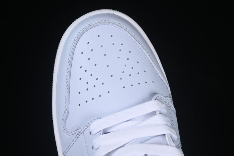 Nike Air Jordan 1 Low Casual Sneakers in Light Blue - FV8486-400