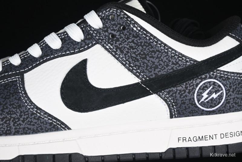 Nike SB Dunk Low Lightning Collaboration Black Swoosh Anniversary Custom Low-Top Skate Shoes - SF1029-401