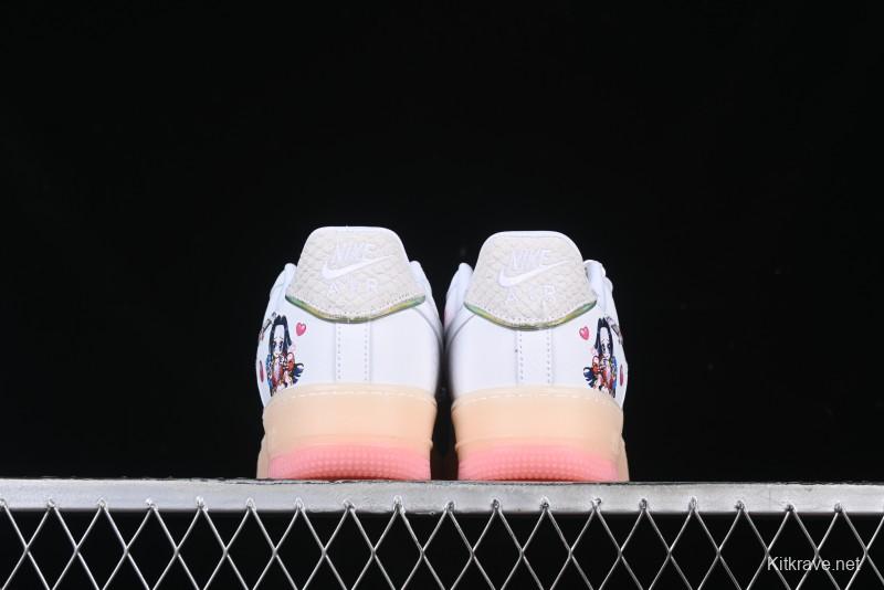 Nike Air Force 1 '07 Low Empress Snake Princess One Piece Boa Hancock Casual Sneakers - FZ5741-119
