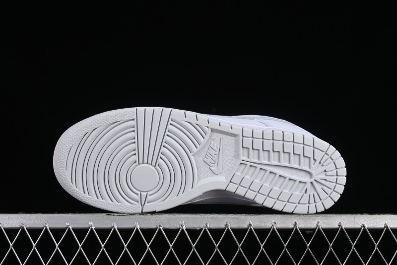 Nike SB Dunk Low All-White Low-Top Casual Skate Shoes - DV0831-101