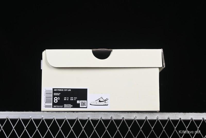 Nike Air Force 1 '07 Low UN Collaboration - Pig Eight Rice Black Line Casual Sneakers - BB7518-017