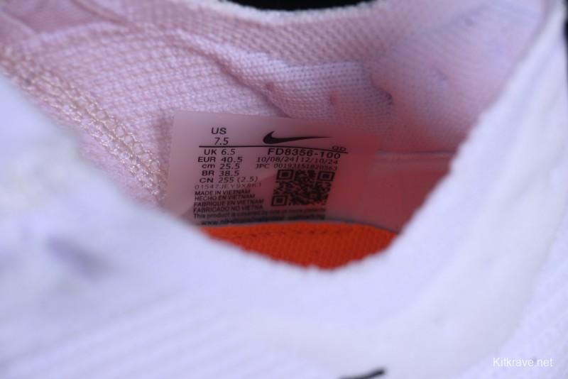 Nike Zoom Vaporfly Next 3% Prototype Super Marathon Running Shoes with Dual Air Zoom and ZoomX Foam - FD8356-100