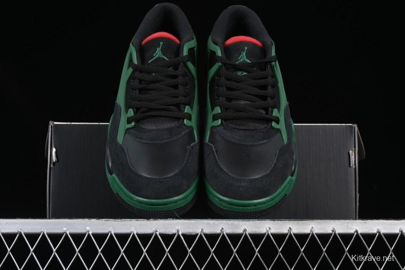 Nike Air Jordan 4 Remastered Sneakers with Textile Mesh Leather and Suede Upper - FQ7939-003