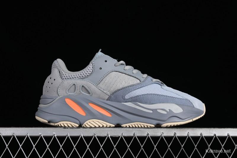Adidas Yeezy Boost 700 Inertia Running Shoes with 3M Reflective Design - EG7597