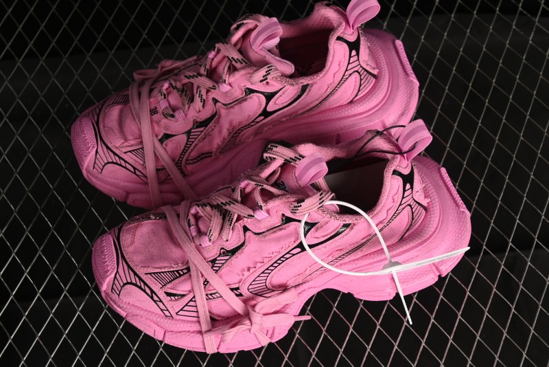 Balenciaga Phantom Sneaker Ten-Gen Trend Running Shoes with Transparent Heel Strap - W3XDC5000