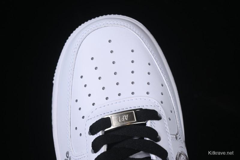 Nike Air Force 1 '07 Low Casual Sneakers with Chinese Ink Painting Design - ZH0316-062