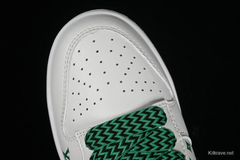 Nike SB Dunk Low LV Collaboration - Beige Green Violent Bear Anniversary High-End Custom Low-Top Casual Skate Shoes - SJ2068-241