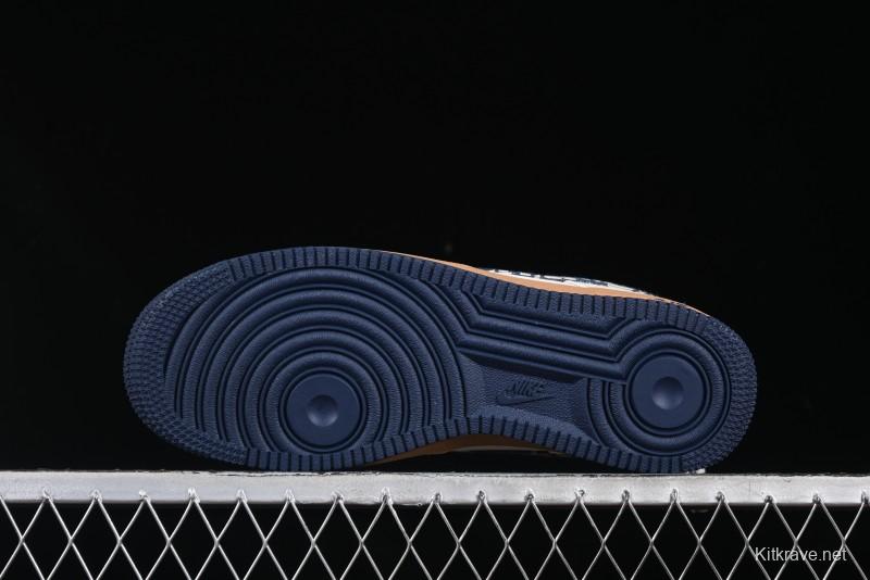 Nike Air Force 1 '07 Low Dior Collaboration Grey Knit Casual Sneakers - KK1988-052