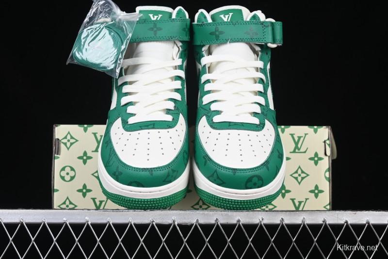 Nike Air Force 1 '07 Mid Casual Sneakers in Green - LL0222-002