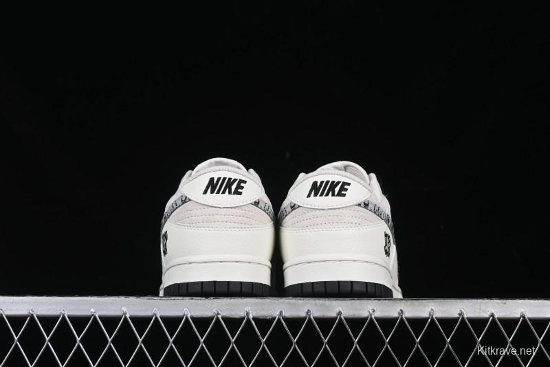 Nike SB Dunk Low UN Collaboration Anniversary Custom Sneakers with Black Swoosh - DJ2024-068