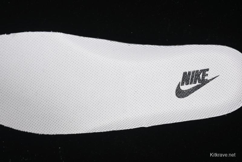 Nike Air Force 1 '07 Low Stussy Collaboration Black Grey Outsole Low-Top Casual Sneakers - SJ6698-017