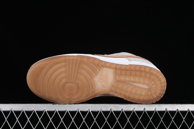 Nike Dunk Low SB Casual Sneakers in Phantom/Khaki Colorway - FJ4188-001