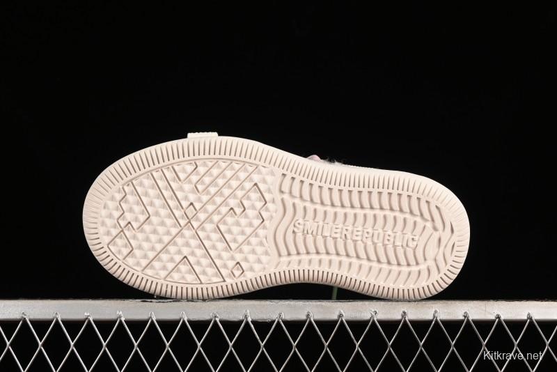 SMILEREPUBLIC SMILE Collection Canvas Sneakers with Thick Sole and Open Toe Design - G.D4