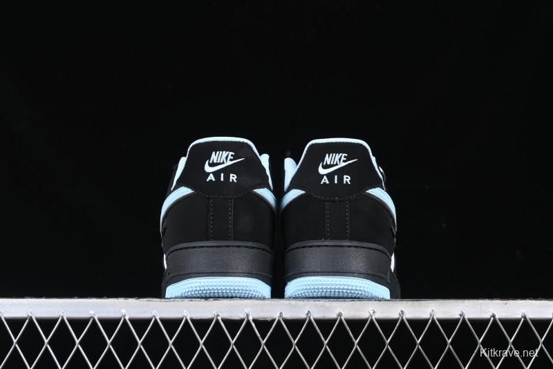 Nike Air Force 1 '07 Low Supreme Collaboration Tiffany Blue Low-Top Casual Sneakers - DF0188-025