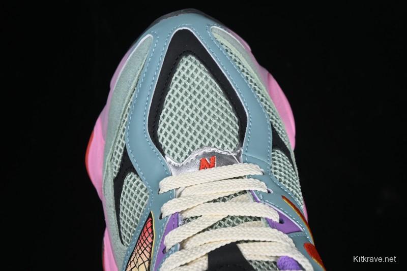 New Balance 9060 Retro Casual Running Sneakers with ABZORB Cushioning Technology - U9060WRB