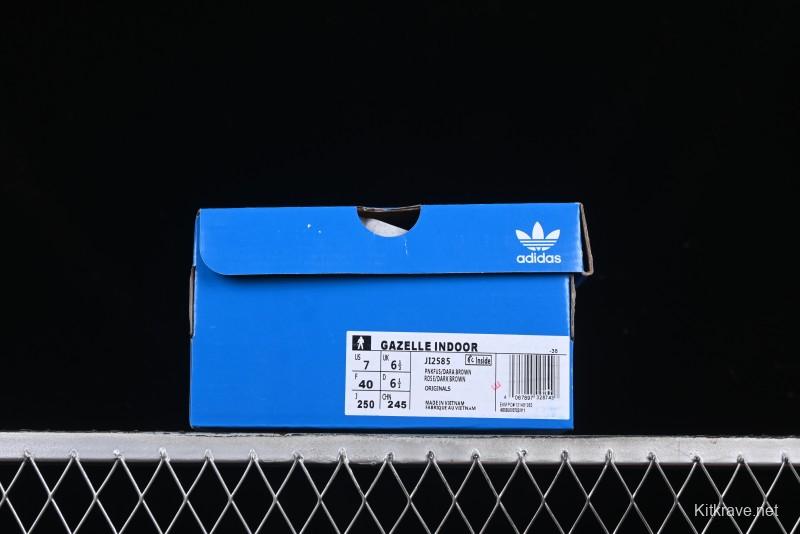 Adidas Gazelle Indoor JI2585 Retro Casual Slip-Resistant Low-Top Sneakers - JI2585