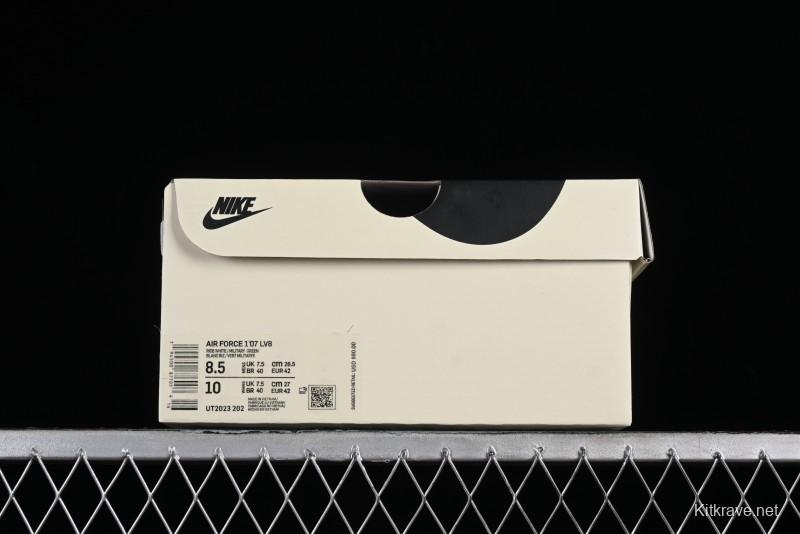 Nike Undefeated x Air Force 1'07 Low Military Green Hemp Rope Casual Sneakers - UT2023-202