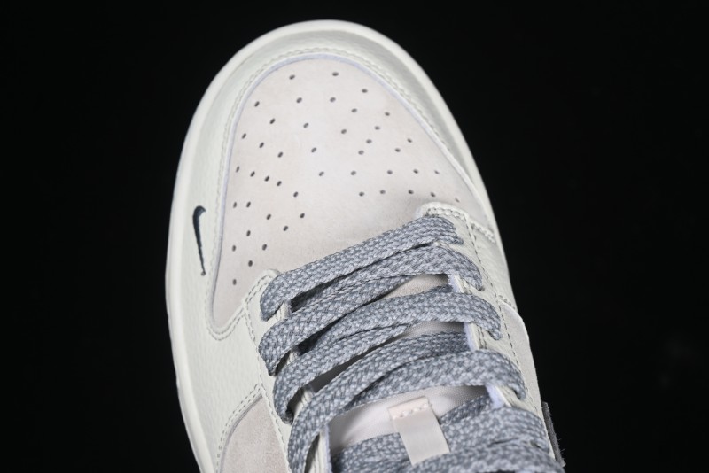Nike SB Dunk Low Chrome Hearts Collaboration Cross Print Grey Swoosh Anniversary Custom Low-Top Casual Sneakers - DJ2024-064