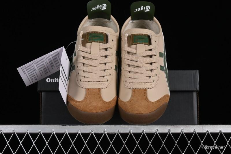 Onitsuka Tiger Mexico 66 Low-Top Leather Casual Running Shoes - DL408-1785