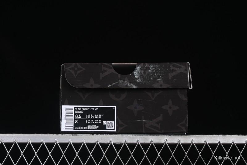 Nike Air Force 1 '07 Low LV Collaboration Beige Print Casual Sneakers - CS5288-002