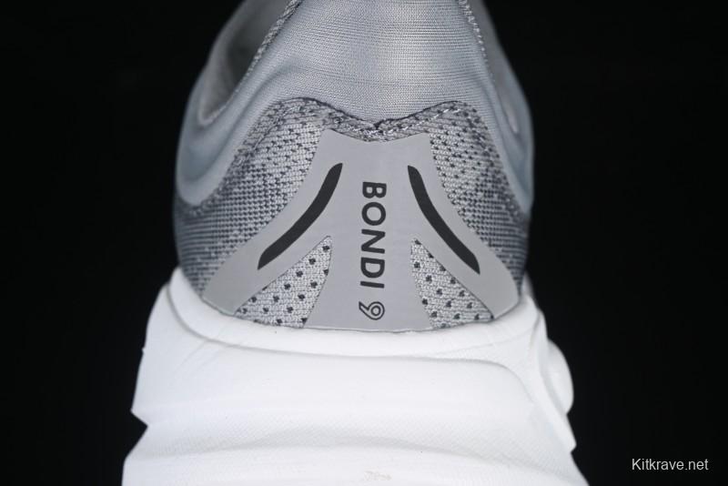 HOKA ONE ONE Bondi 9 Knit Lightweight Casual Running Shoes - 1162011 GCTC